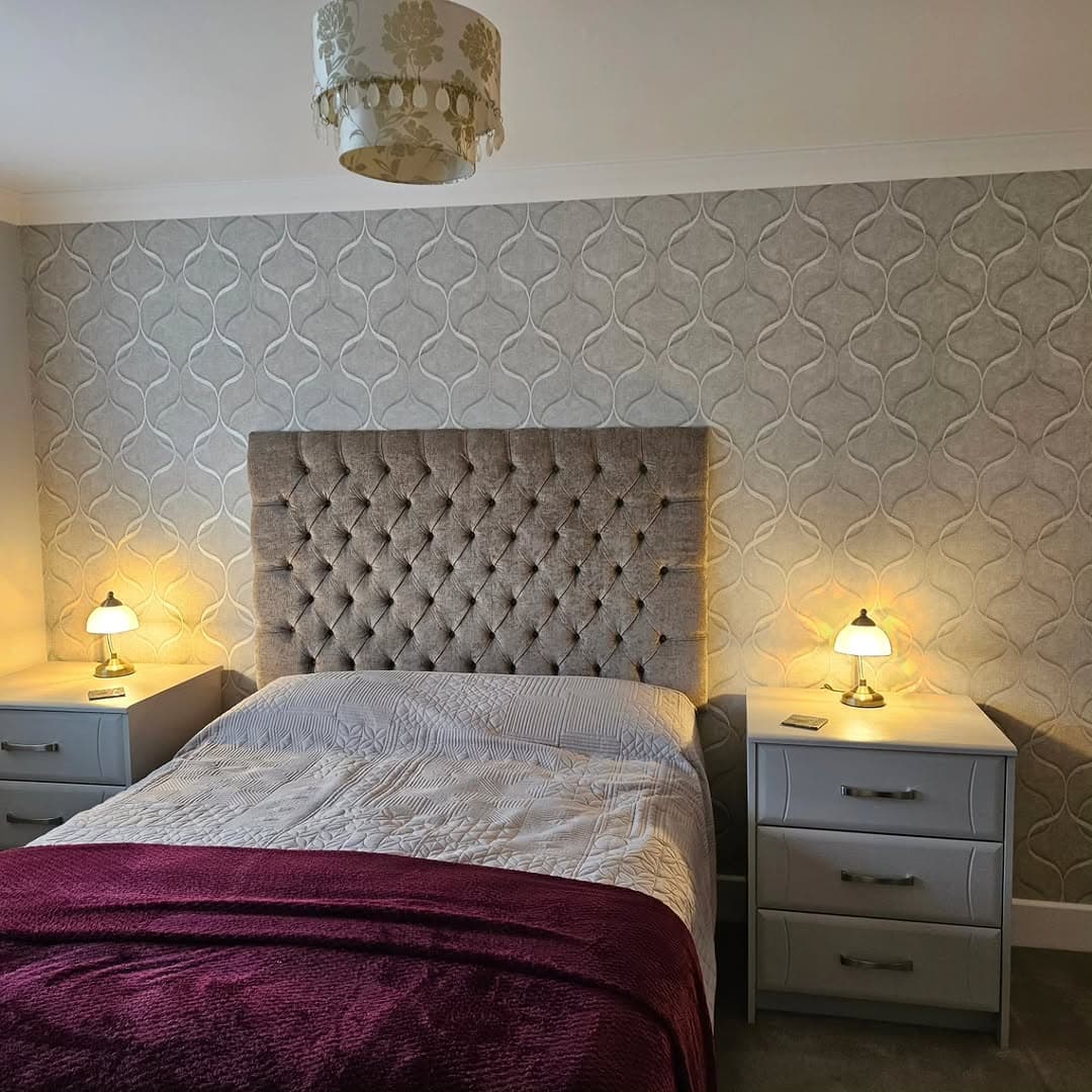 Bedroom feature wall